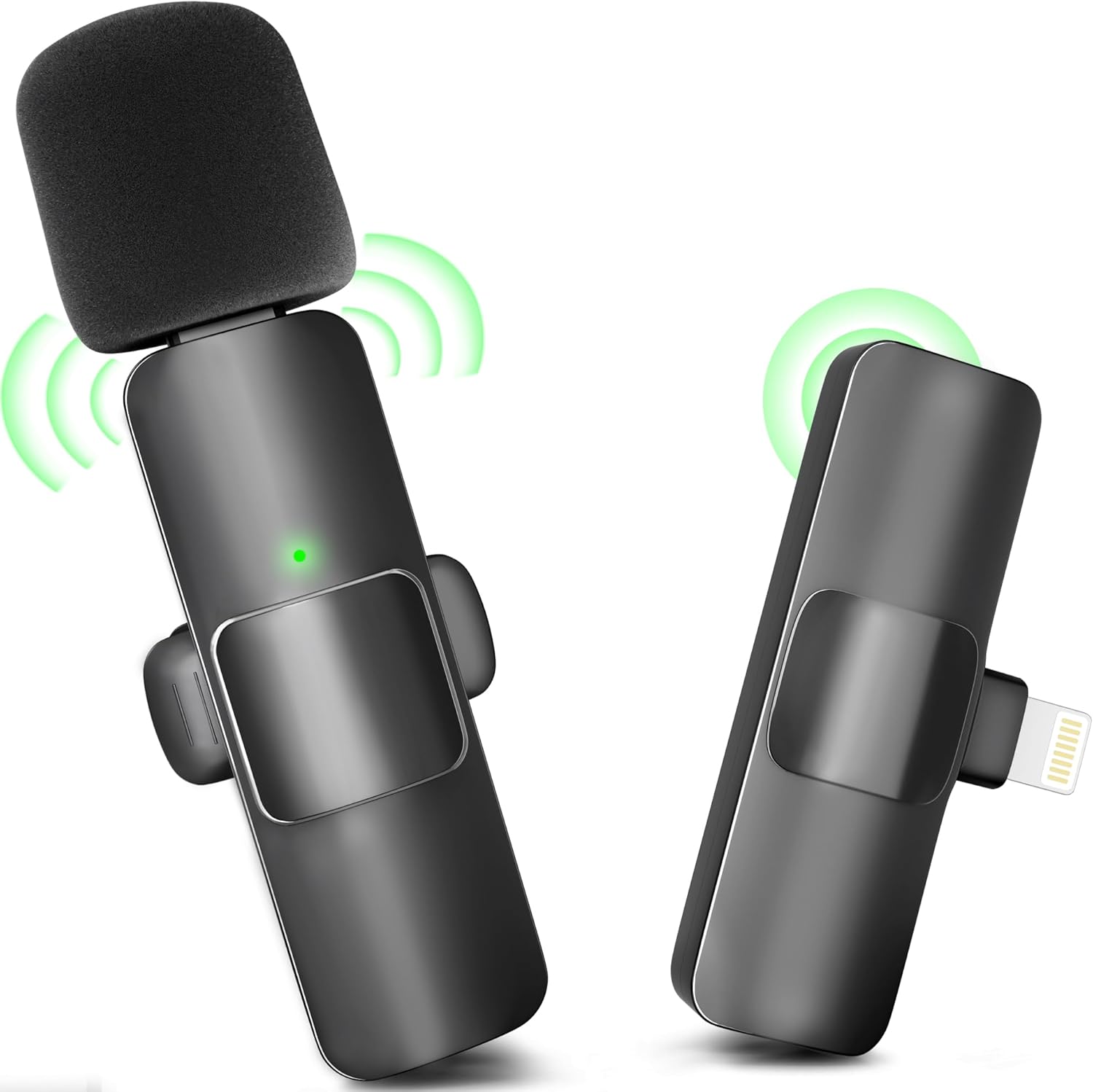 Wireless Lavalier Microphone for iPhone, iPad – Mini Microphone Bluetooth Lapel Mic for Video Recording Tiny Clip on Microphone Phone Mic for Podcast Camera Vlogging YouTube Tiktok Wireless Lavalier Microphone for iPhone, iPad – Mini Microphone Bluetooth Lapel Mic for Video Recording Tiny Clip on Microphone Phone Mic for Podcast Camera Vlogging YouTube Tiktok