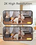 BoyKeep 2K Cameras for Home Security, 2-Pack Indoor Camera with Night Vision, Pet Camera Indoor with Phone App, Motion Detection, 2-Way Audio, Cloud/SD Card Storage, Compatible with Alexa