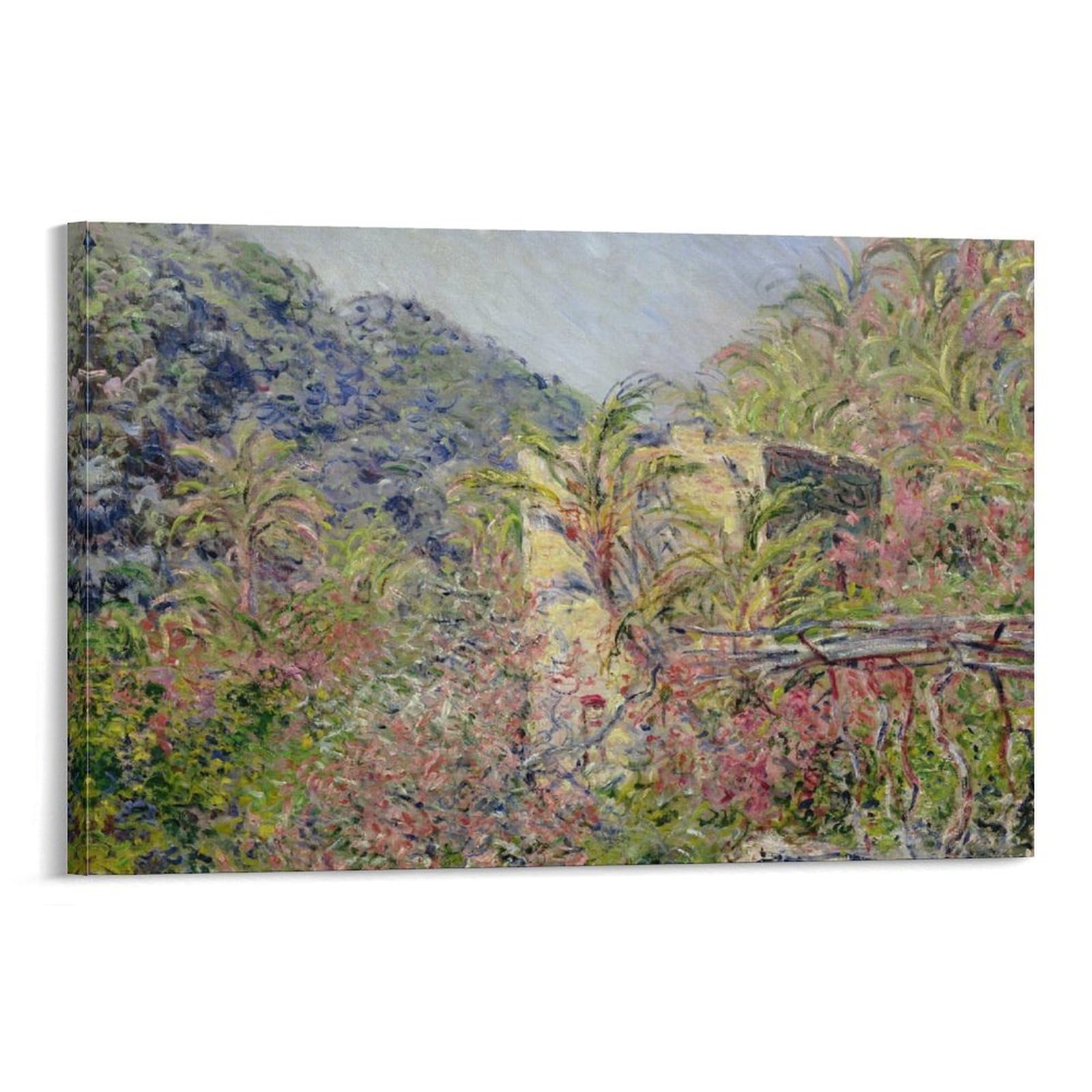Sasso Valley. Sun Effect, 1884 by Claude Monet Wall Art Prints Poster Poster Print Art Wall Painting Canvas Posters Modern Bedroom Decor 12x18inch(30x45cm)