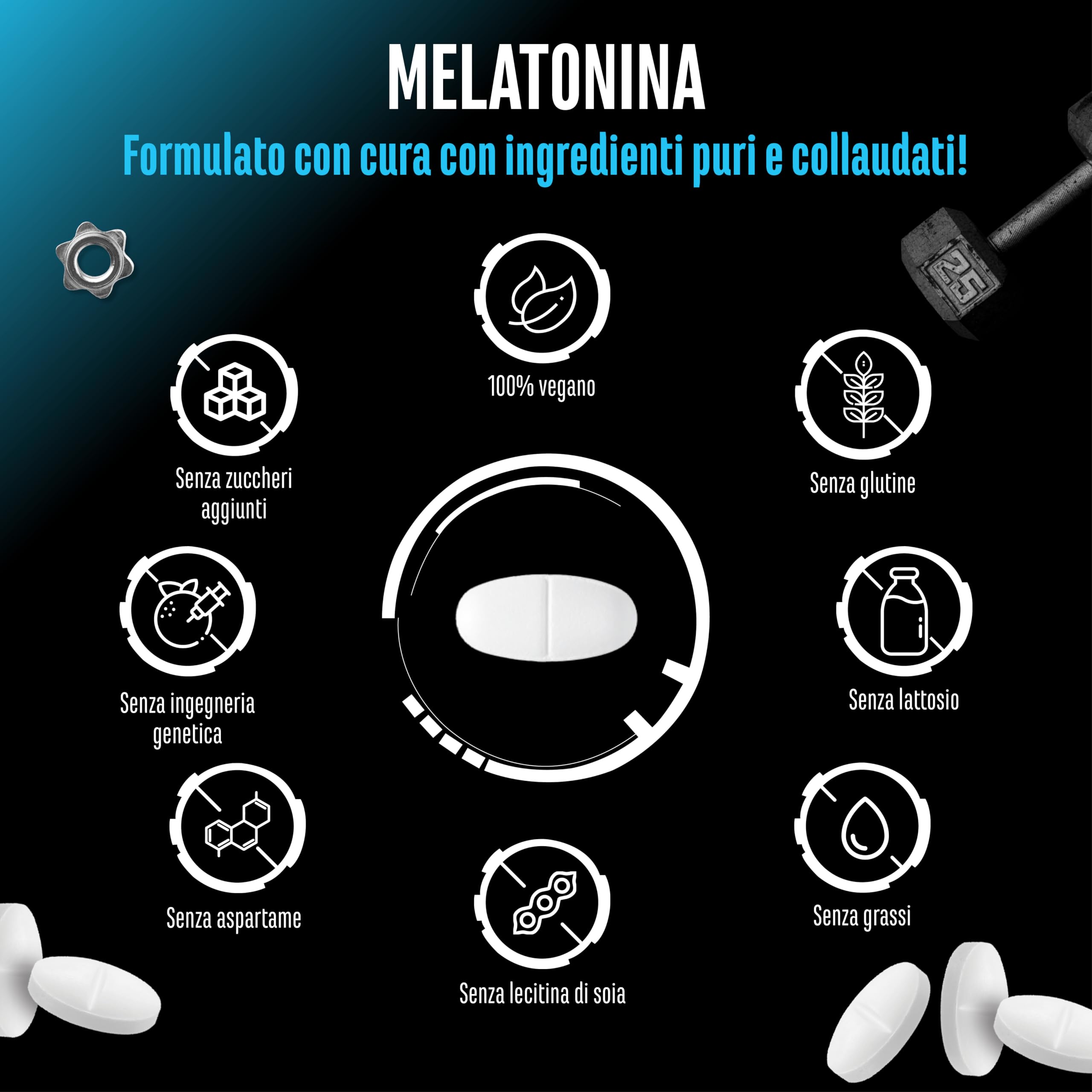 Melatonina Time Release – 365 compresse da succhiare al gusto limone – Rilascio ritardato grazie a Sepismart® SR – 0,5 mg per porzione – Vegano e altamente puro