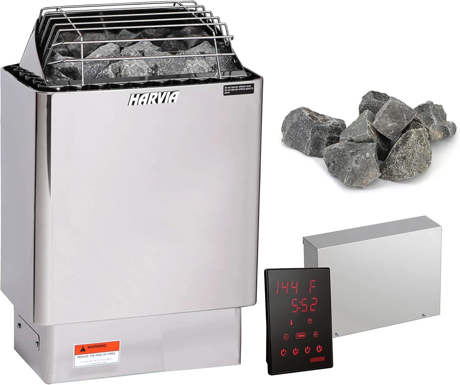 ALEKO Harvia KIP Electric Sauna Heater UL Certified Digital Xenio Control Panel