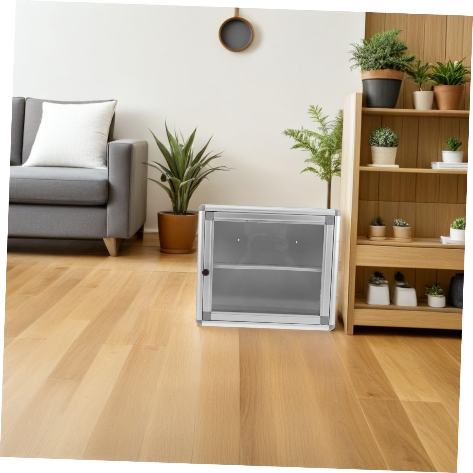 Cabilock Botiquín Familiar Colgante Pequeño Rectangular De Plástico Resistente Almacenaje para Medicamentos Caja De Recolección Montable Uso En Hogar y Espacios Públicos