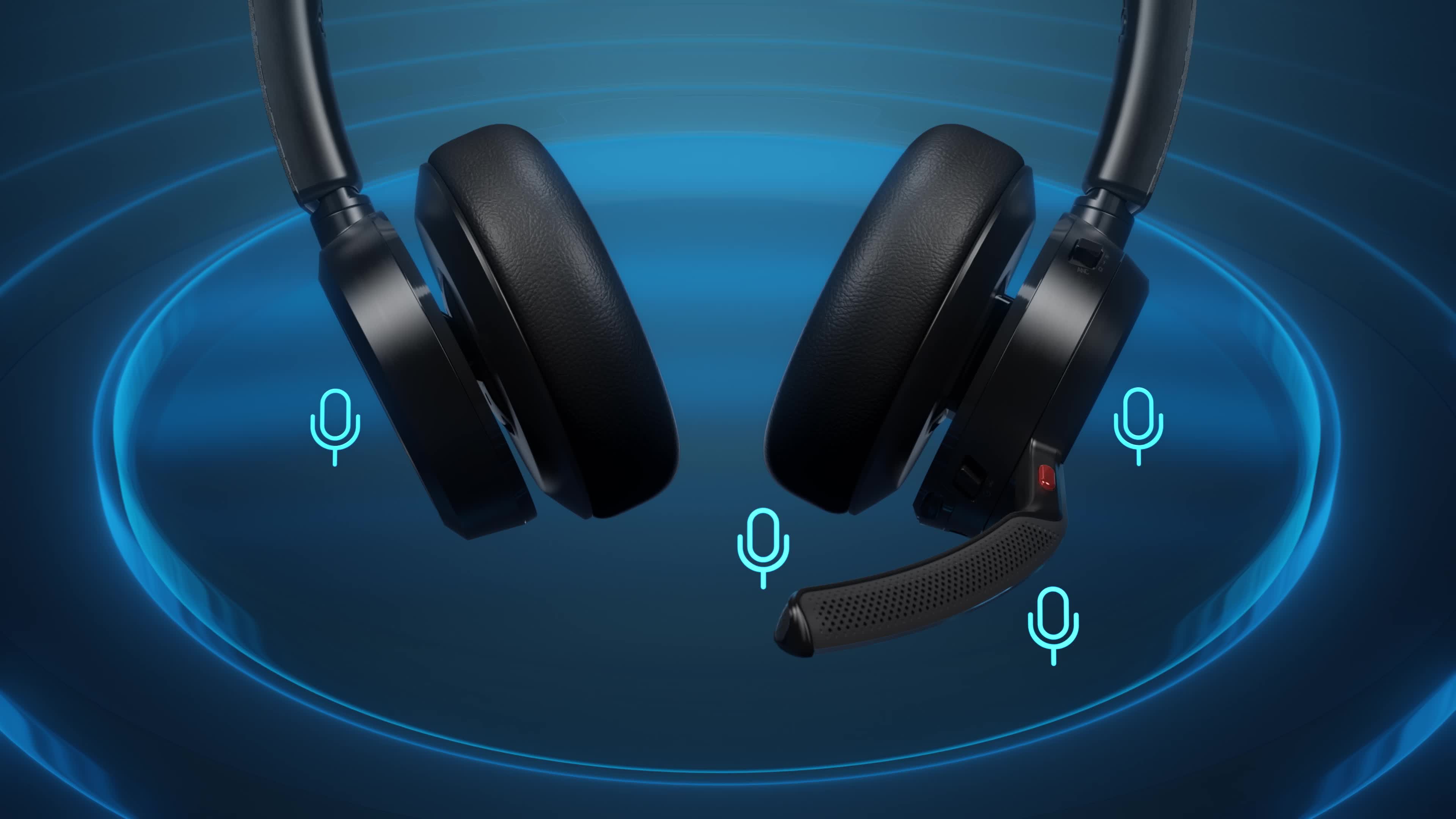 Poly Voyager Focus 2 UC USB-A Headset für Microsoft Teams INKL