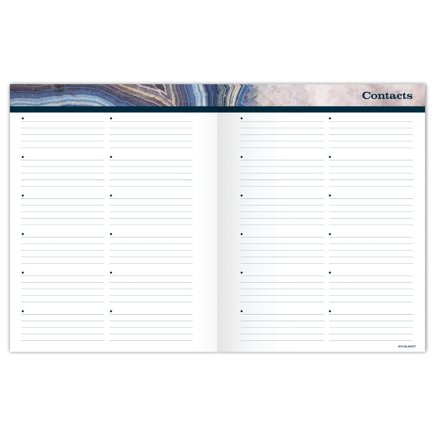 AT-A-GLANCE Academic Monthly Planner, July 2018 - June 2019, 8-1/2" x 11", Sapphire (1106-091A)