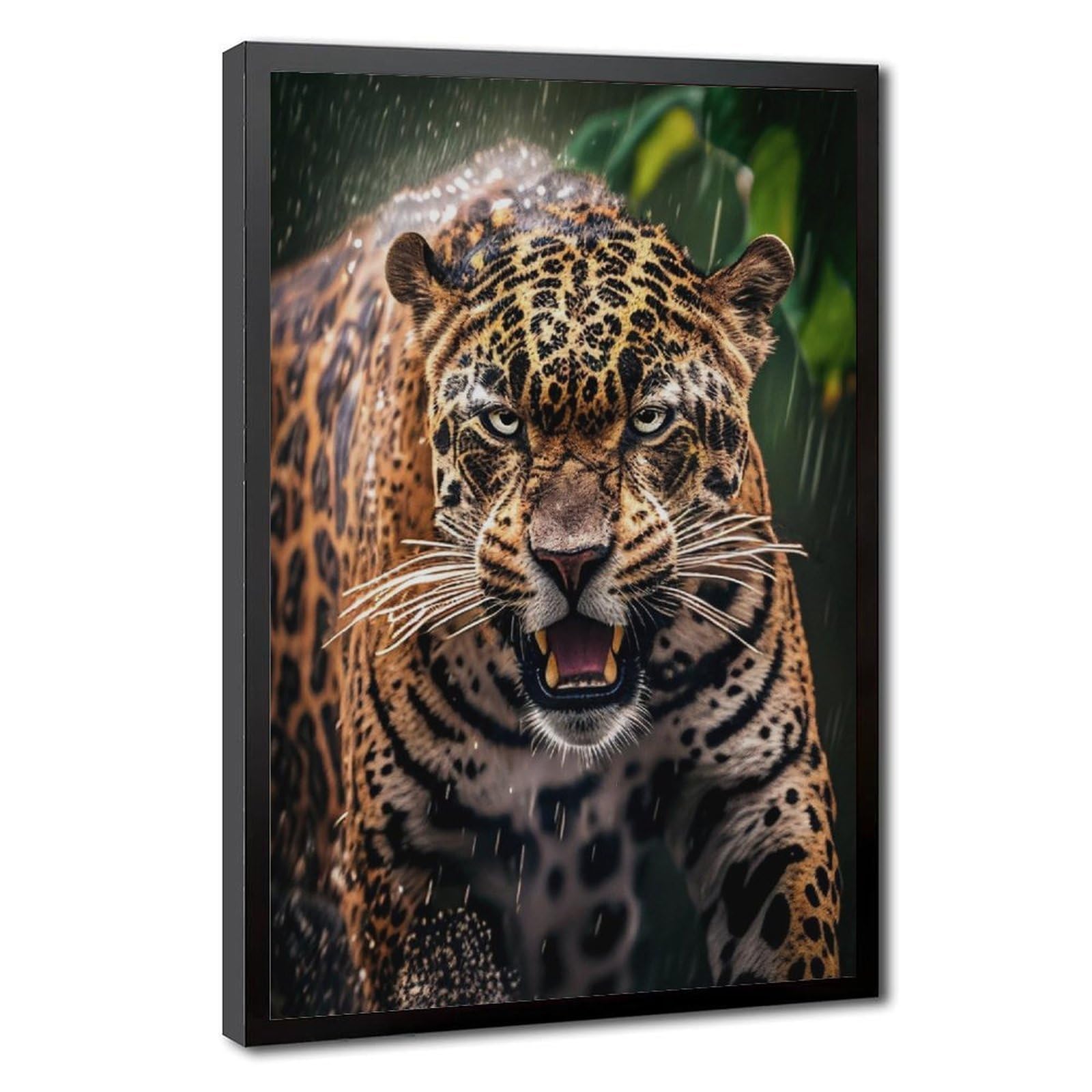 Bareronor Majestic Jaguar Canvas Poster for Living Room Decor Gift