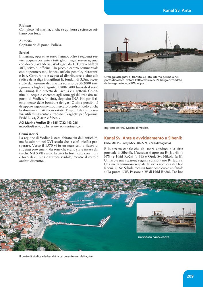 Croazia, Slovenia, Montenegro, Albania. Portolano del Mediterraneo