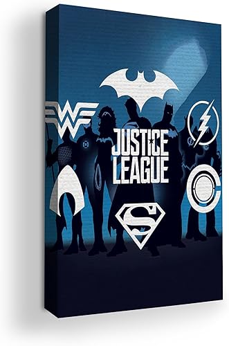 Miniatura 32 de Flassh by Mavis Print: decoración de pared de 18 x 24 pulgadas de DC Comics | Arte de pared impreso en HD y enmarcado de madera | Decoración de