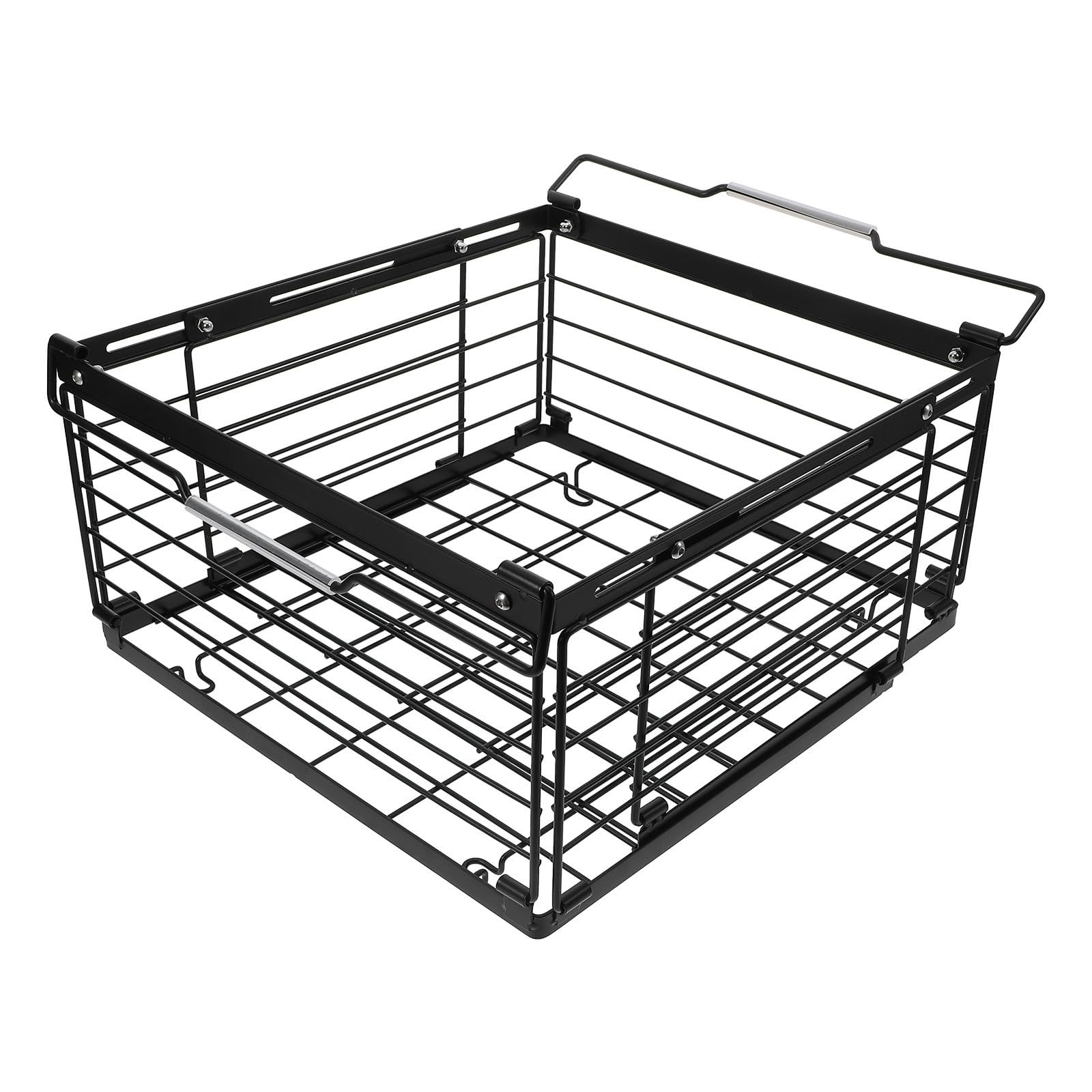Organizador Colgante para Congelador de Hierro Negro, Cesta