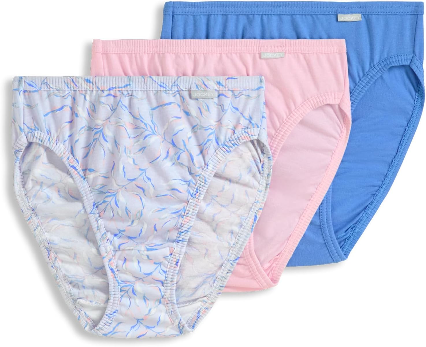 Jockey Women's Underwear Plus Size Elance French Cut - 3 Pack