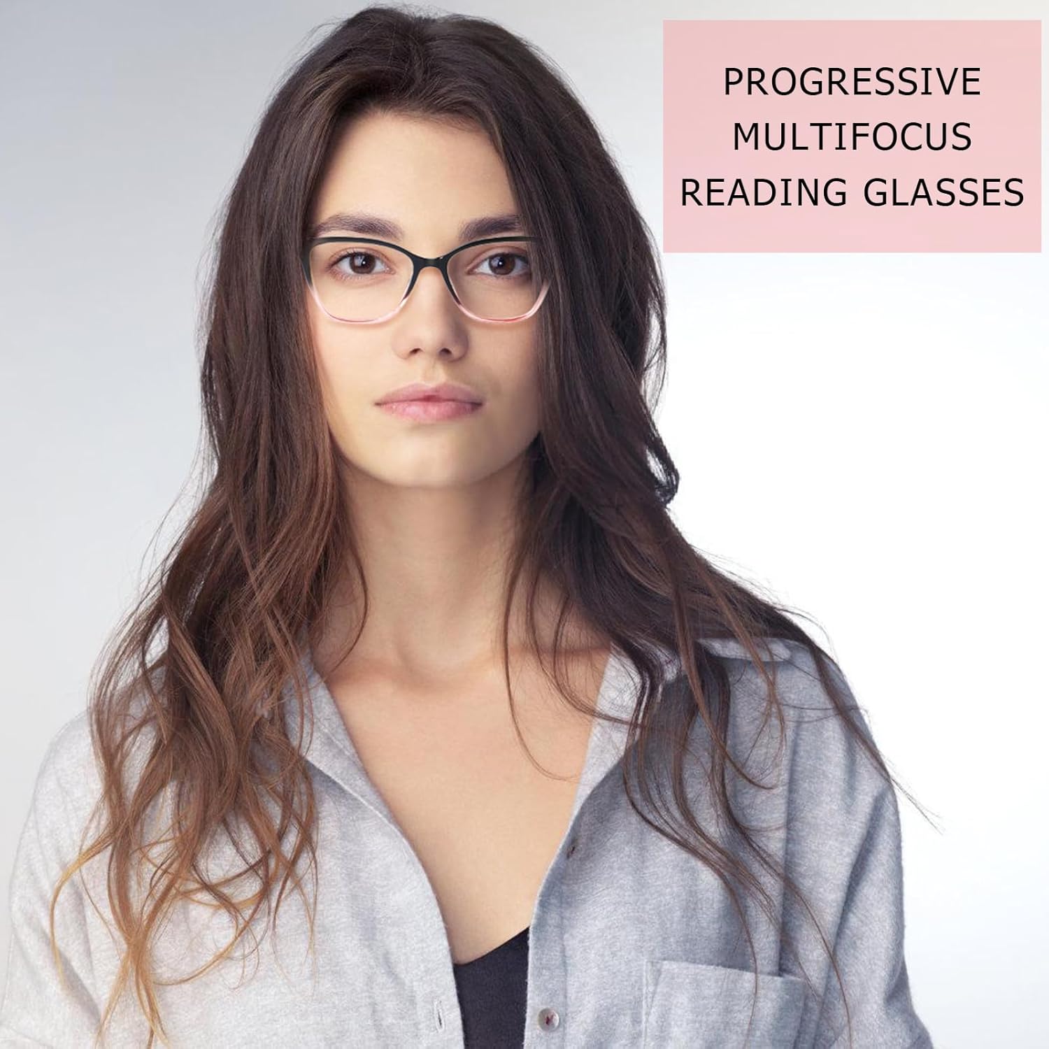 4 Pack Progressive Multifocus Reading Glasses for Women Men Blue Light Blocking Readers with Spring Hinge - Image 7