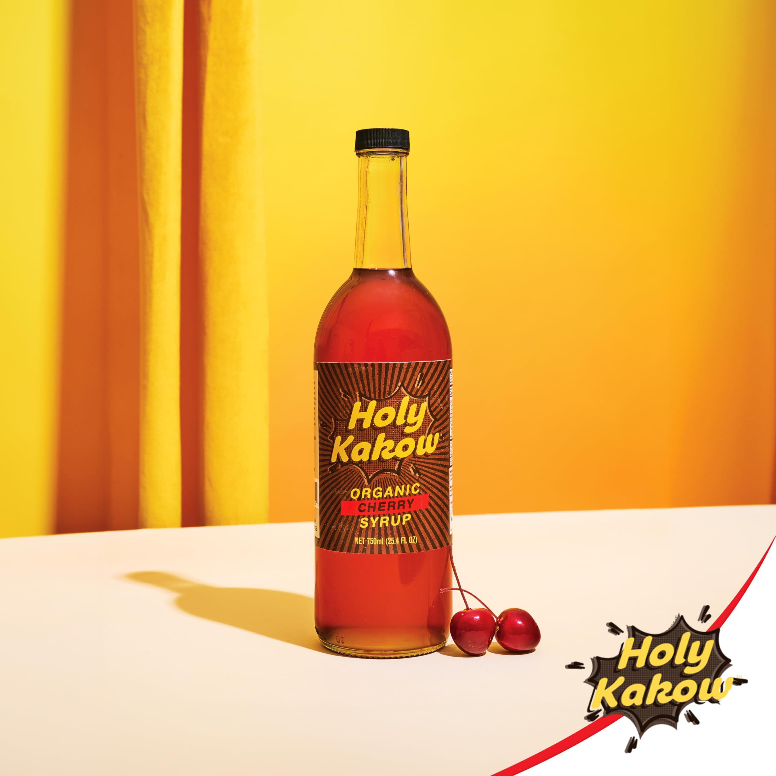 Amazon.com: Holy Kakow Cafe Organic Cherry Syrup - Cherry Syrup