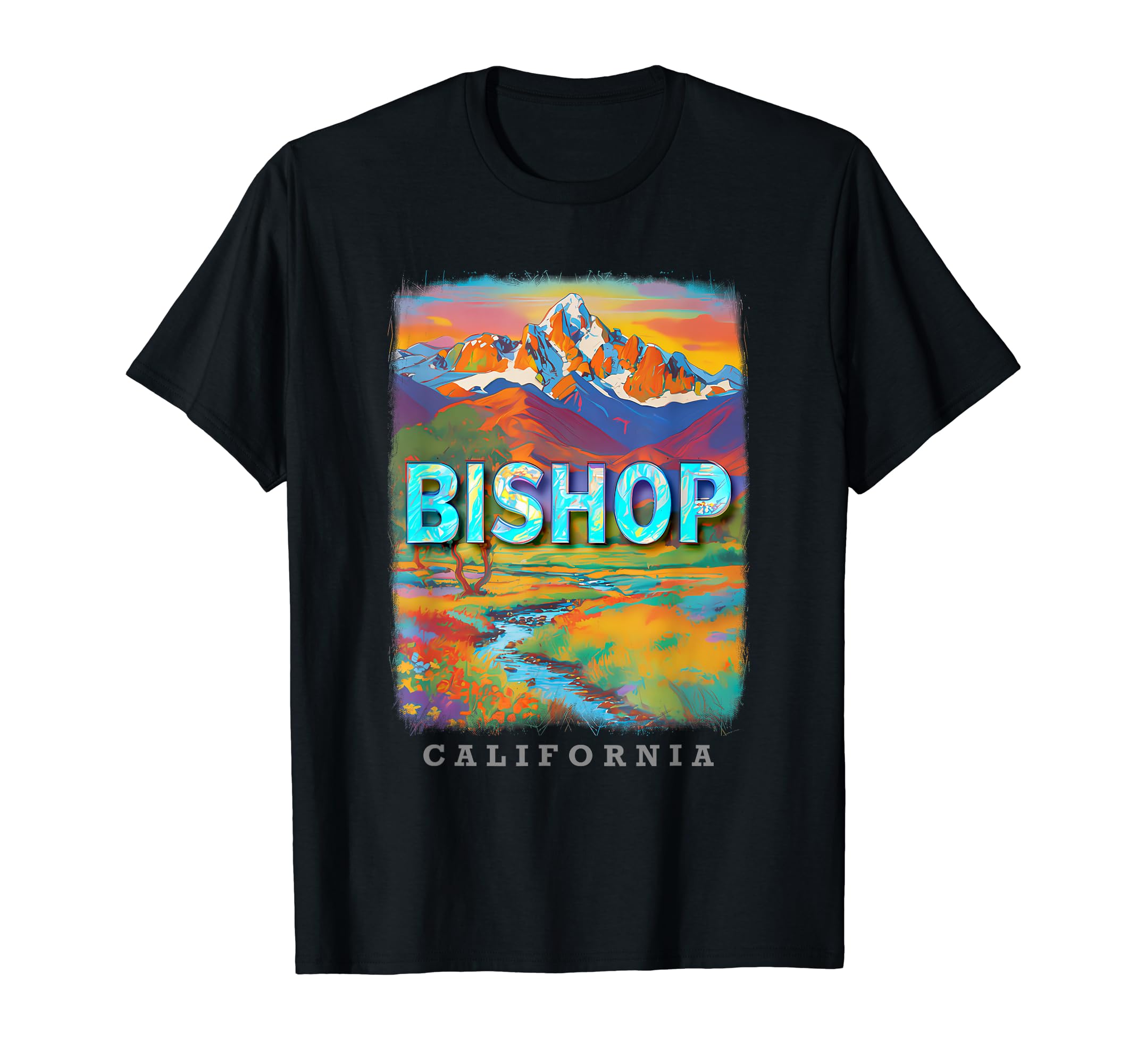 Bishop California CA Sierra Splendor SD653 T-Shirt