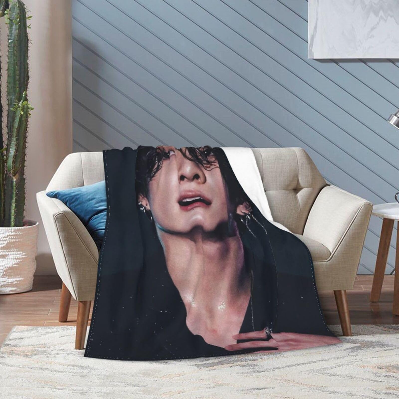 Amazon.com: Blanket Jungkook Soft and Comfortable Warm Fleece