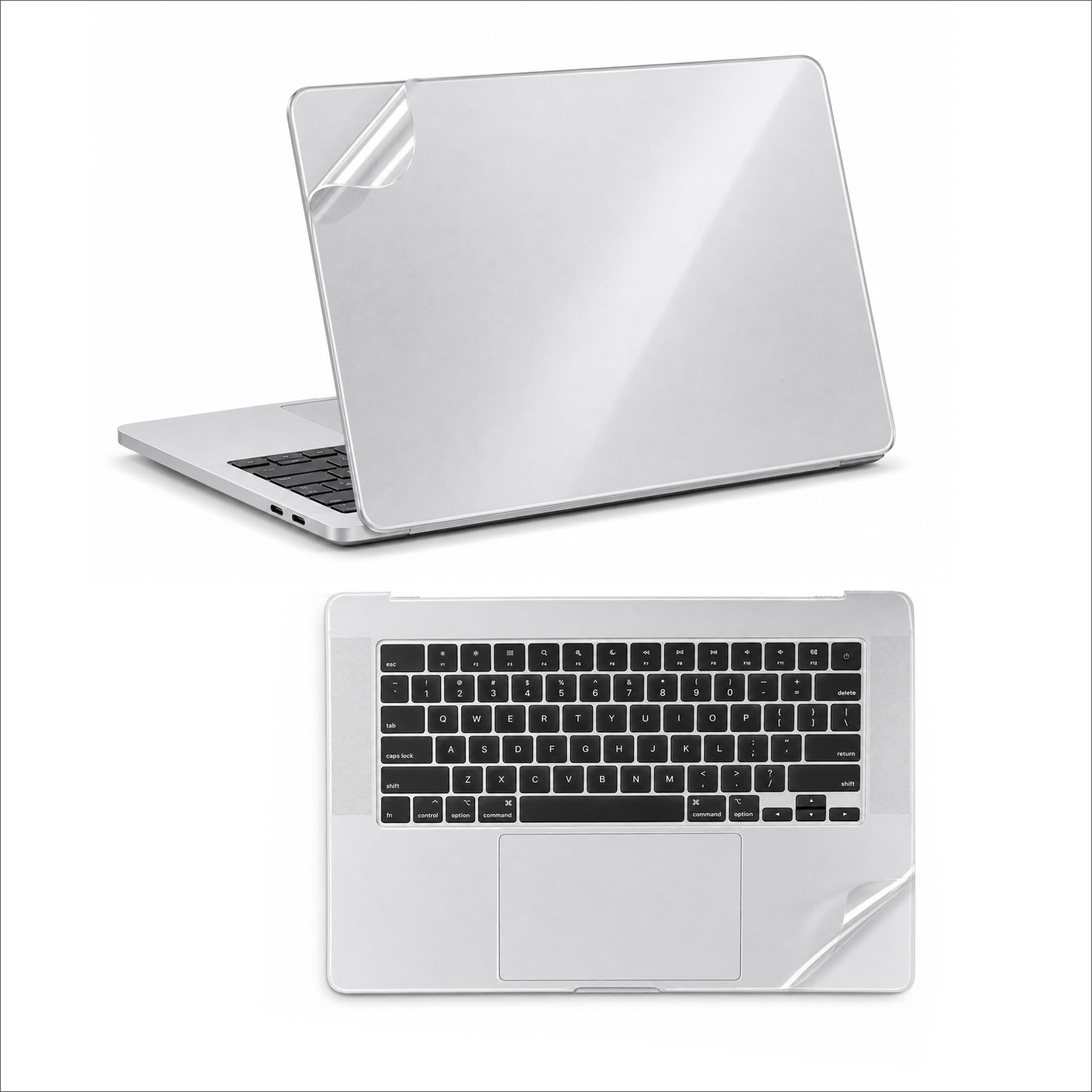Transparent Laptop Skin with Palm Rest | 120 GSM Premium Gloss Clear Vinyl Film | Laptop Lamination Sheet | Scratch Resistant & Residue-Free | Universal Size for 14, 15.6 & 16 Inch Laptops-image-6