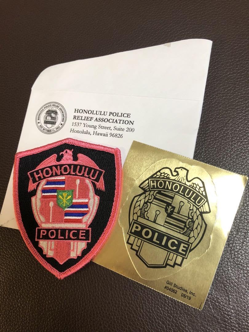 Amazon.co.jp: ハワイ限定 Hawaii ホノルル警察 ワッペンおまけ