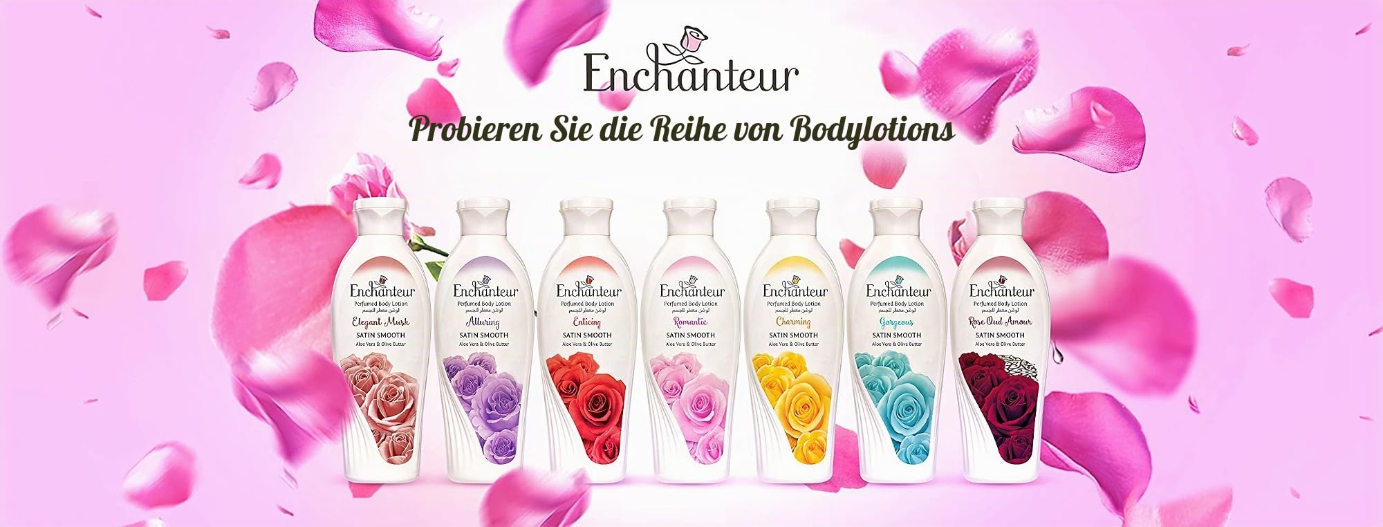 Enchanteur Perfumed Body Lotion With Alo Vera & Olive Butter Charming 500 ML