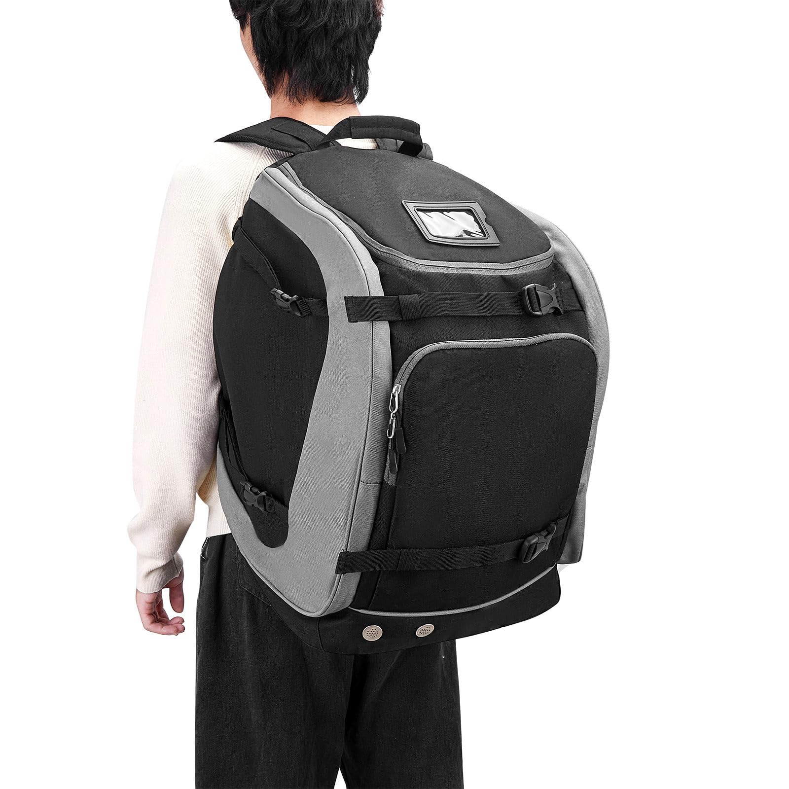 Skischuh-Rucksack, wasserdicht, Snowboard, Reisegepäck, Schneesack für Jugendliche, Herren, Helm, Brille, Handschuhe, Ski-Ausrüstung, Tasche, Stiefeltasche