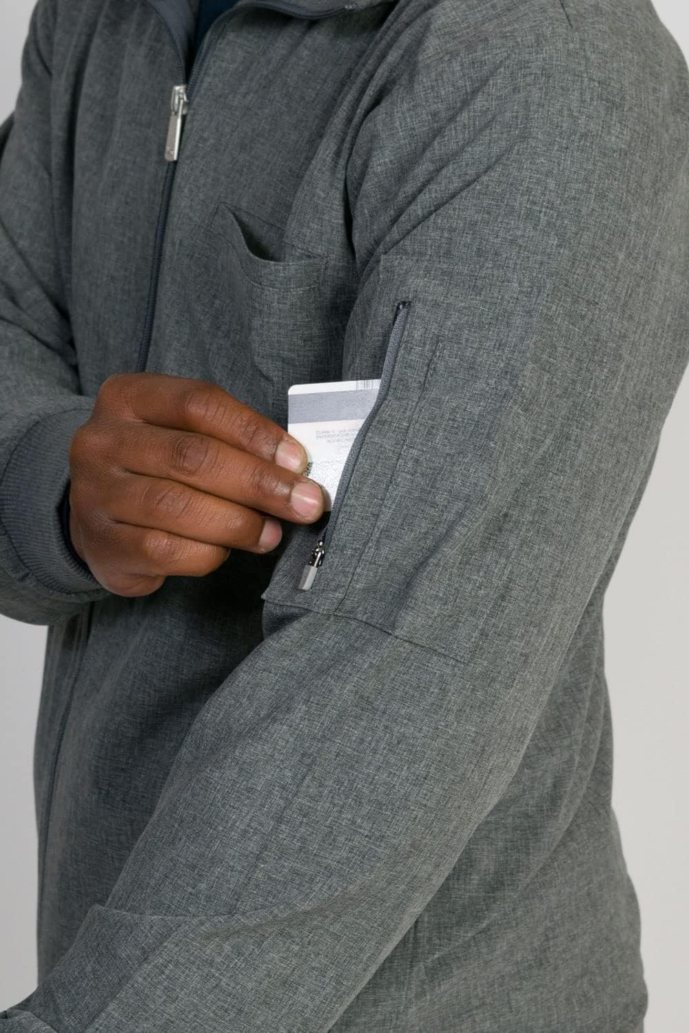 Medgear Hamilton Scrubs Jacket with Full Zipper and Ribbed Cuffs