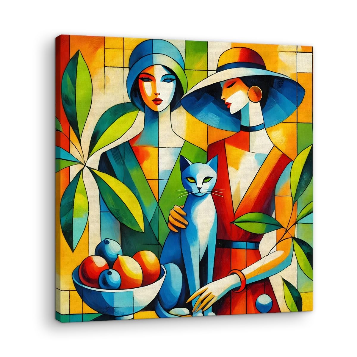 Artenor Quadro Astratti Eleganza e Armonia, 60 x 60 cm - Made in Italy, Quadri Moderni Soggiorno, Camera da Letto, Cucina, Poster da Parete, Decorazioni Casa, Stampe Quadro su Tela Grandi Dimensioni