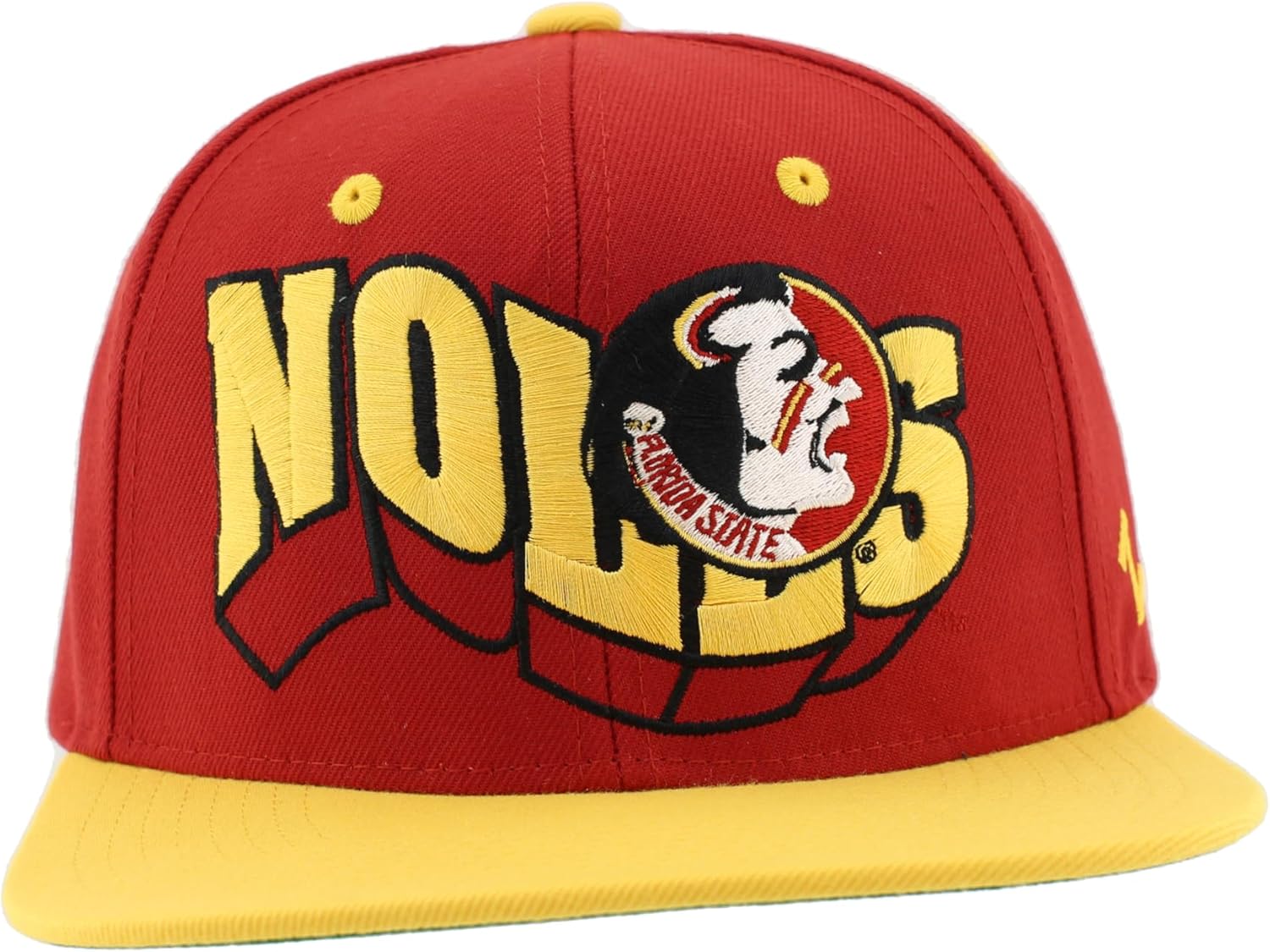 Florida State Seminoles NCAA Officially Licensed Hat Flat Snapback Z11 Retro Flashback Team Color