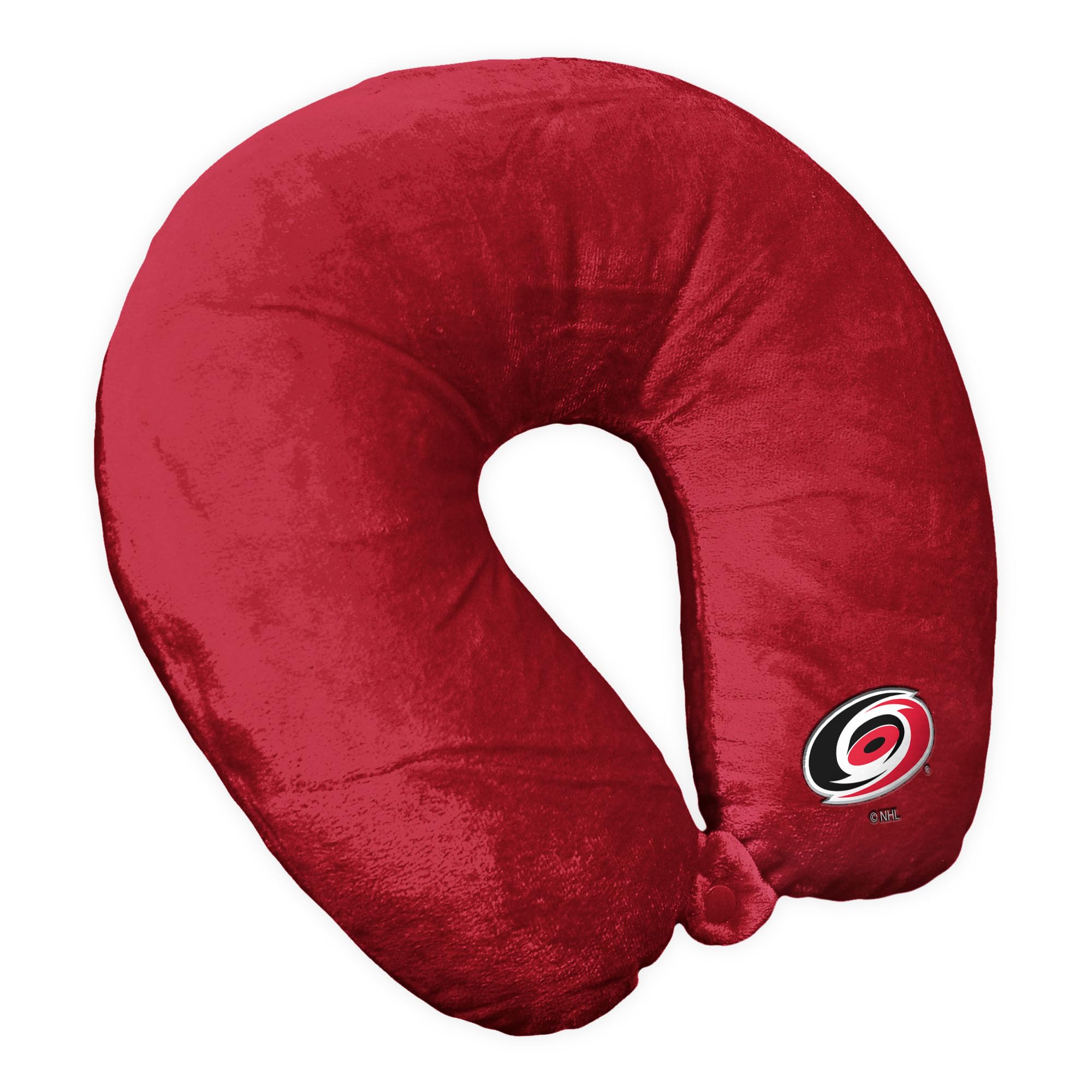 Northwest NHL Carolina Hurricanes Logo Red Neck Pillow, 12 x 13 inches