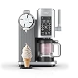 Swirl by CREAMi Ice Cream and Soft Serve Maker, Sorbet, Milkshake, Frozen Yogurt, Low Calories Program & More, 13-in-1, Soft Serve Handle, (2) CREAMi Swirl 16oz Pints, For Kids & ALL ages, NC701