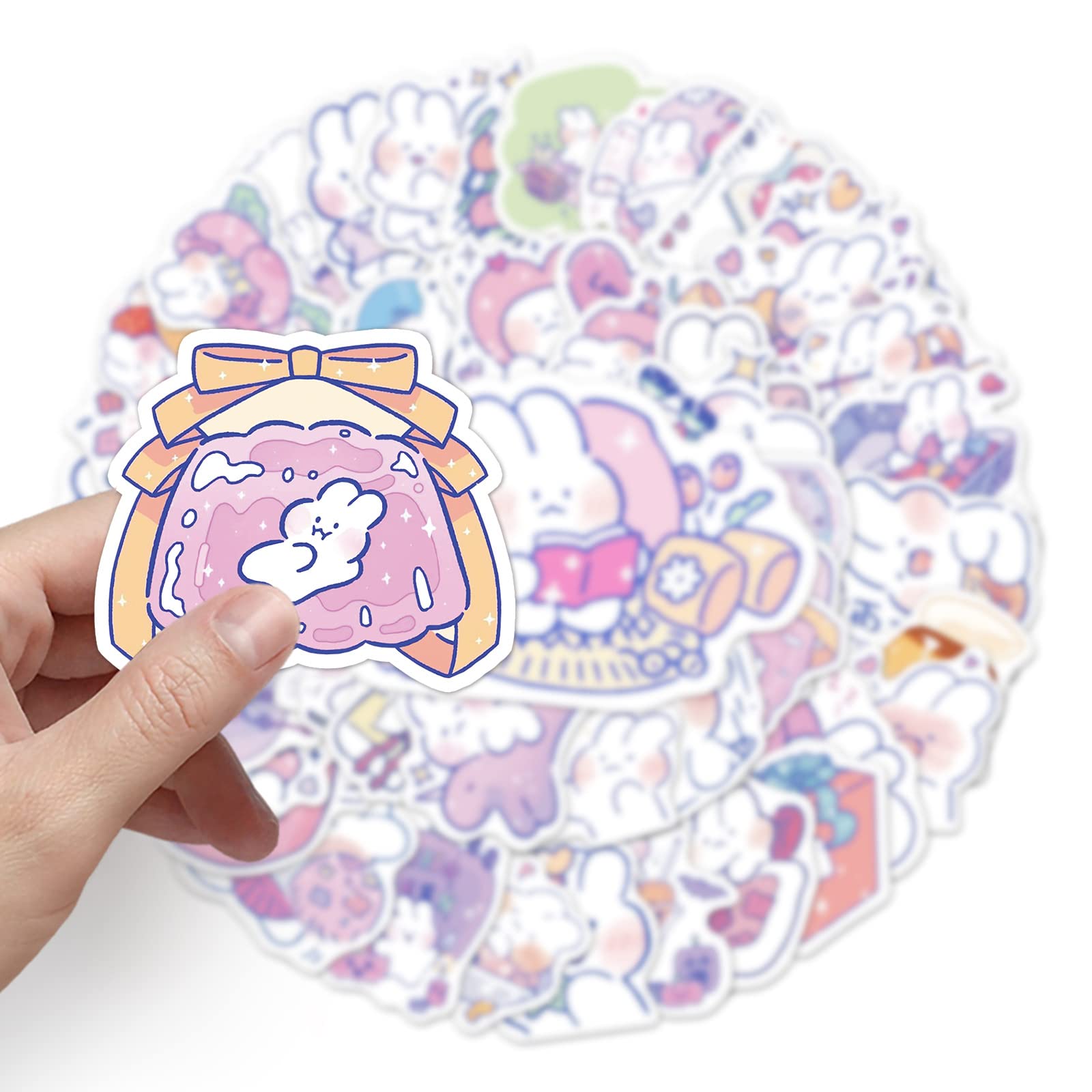 Amazon.com: 50Pieces Kawaii Rabbit Stickers for Kids Cute
