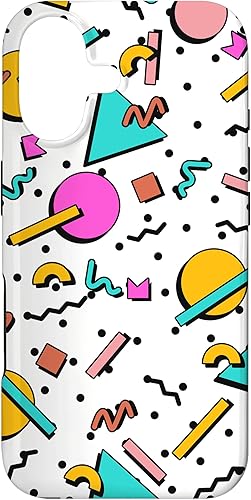 Miniatura 32 de iPhone 15 Pro Vintage Geometría Forma Patrón Retro 80s 90's Nostalgia Case