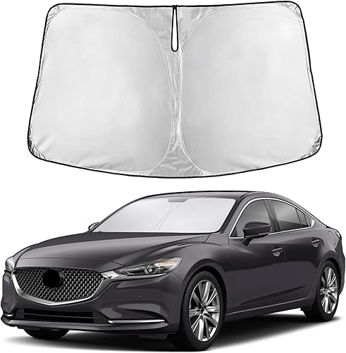 Miniatura 255 de EcoNour Parasol para parabrisas Rivian R1S / R1T 2022-2024 2025 2026, visera solar para parabrisas delantero y ventana, bloqueador de calor UV