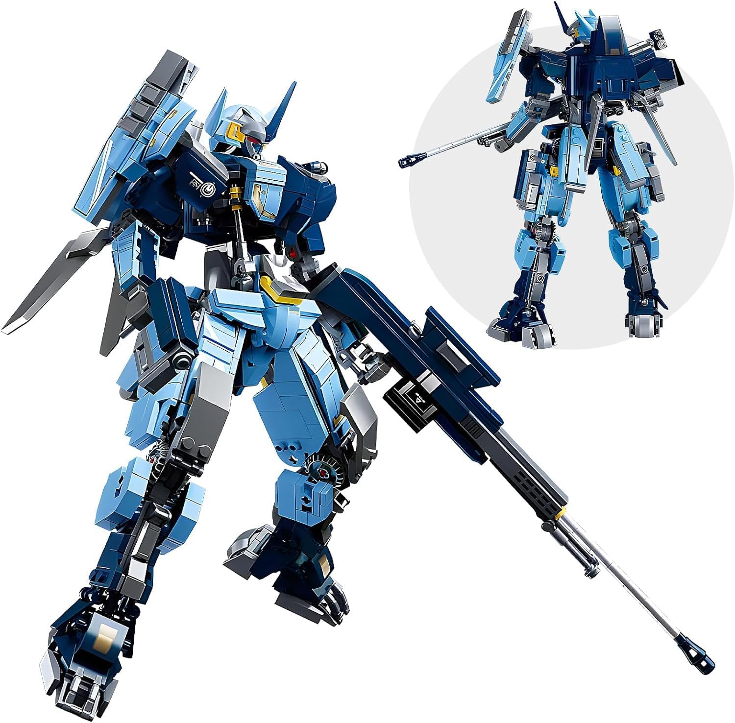 Blue Mech Building Set for Adults