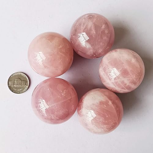 Vista 14 de Escultura de esfera de adivinación de cristal curativo de piedra lunar de 1.575 pulgadas, bola de piedras preciosas, Feng Shui Chakra Aura Piedra