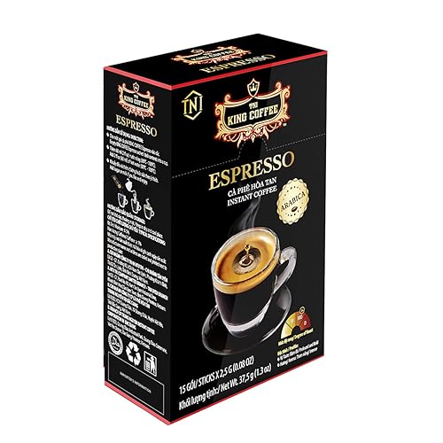 King Coffee Espresso, café instantáneo vietnamita arábica, tostado medio oscuro, Trung Nguyen G7 - Juego de regalo de goteo de café vietnamita