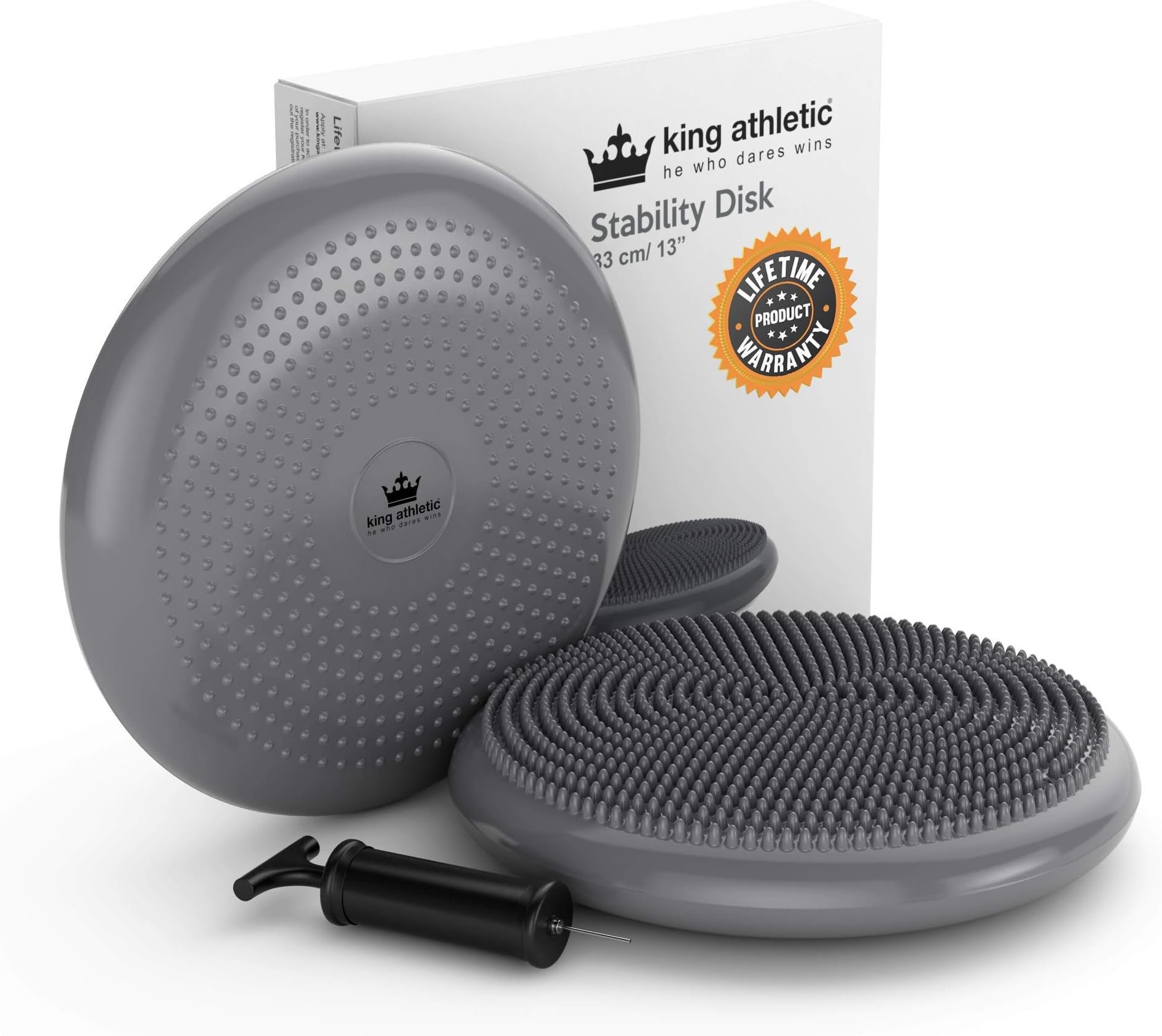 Stability Balance Disk :: Your NEW Bumpy Chair Cushion Disc :: Wobble / Wiggle Air Seat Disks also Best for Kids in Classroom Seating :: Because You Need the Top Adults Core Exercise Trainer :: Includes FREE Instructional eBooks :: Instant Lifetime Product Warranty