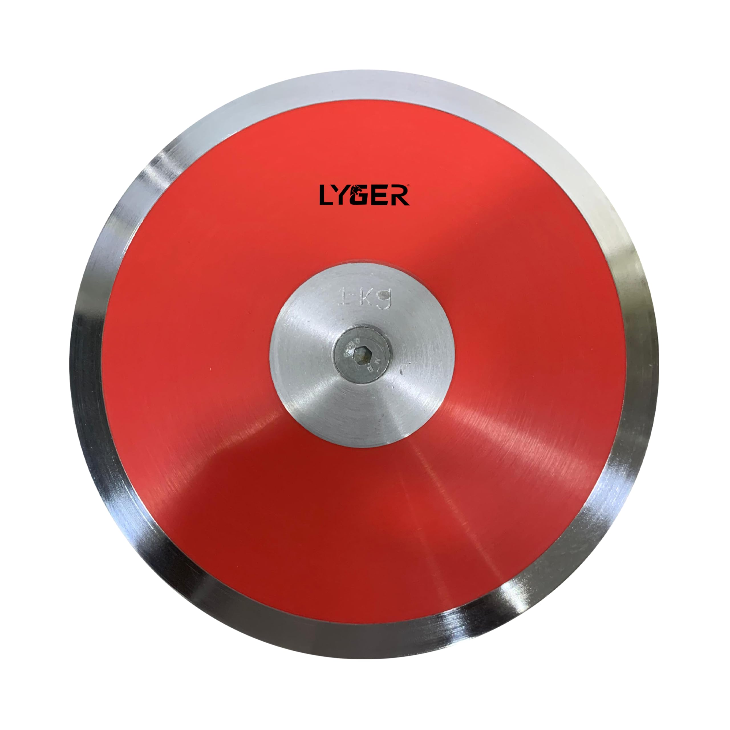 LYGER Sports Training Discus, ABS Plastic, Low-Spin Throwing Discus with ABS Plastic Shell, Steel Rim for Women, Men, Kids - Premium Sports Field Equipment (1Kg)-image-2