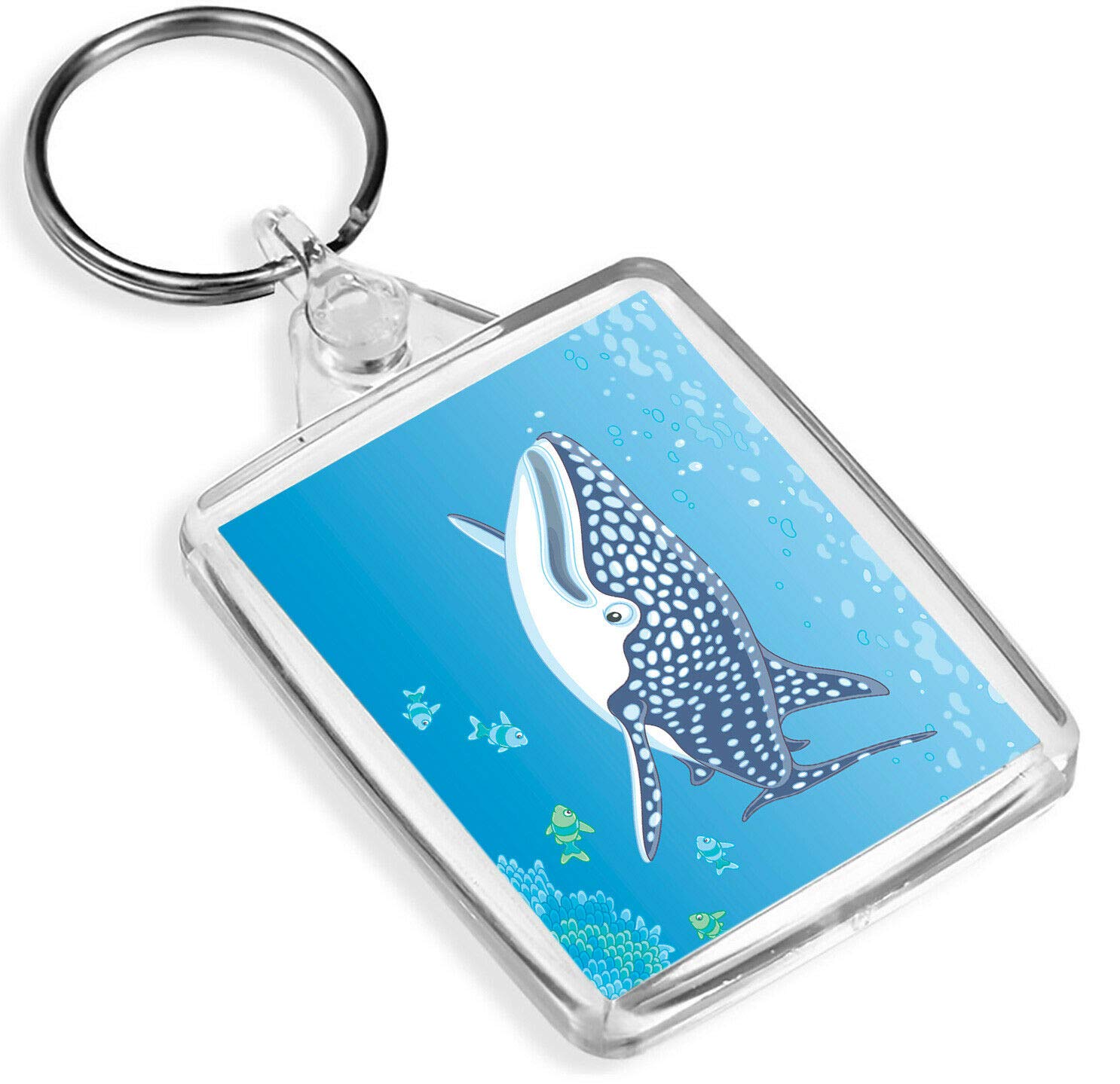 Destination Vinyl Keyrings Unisex Multi Cartoon Whale Shark Keyring - Ip02 - Sea Ocean Creature Fish Scuba #16923