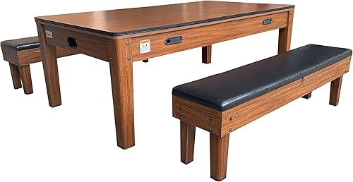 Miniatura 2 de RACK Luxor 7.5-Foot 4-in-1 Multi-Game Swivel Billiard/Pool Table