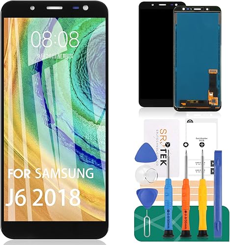 Reemplazo de pantalla para Samsung Galaxy J6 2018 / Galaxy On6 J600 J600L J600N J600G/DS J600F/DS 5.6 pulgadas pantalla LCD táctil digitalizador