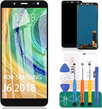 Screen Replacement for Samsung Galaxy J6 2018 / Galaxy On6 J600 J600L J600N J600G/DS J600F/DS 5.6 LCD Display Touch Digitizer Glass Panel Assembly(Not Original AMOLED)