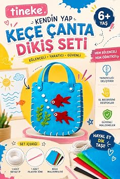 T NEKE Kendin Yap Ke e  anta Diki  Seti   Bal kl  Model |  ocuk El Sanatlar  Hobi Seti | 6 Ya + 1 ad