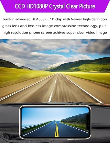 Miniatura 2 de Casoda Cámara de respaldo inalámbrica, señal WiFi 5G súper fuerte, visión nítida de video suave, compatible con iPhone y teléfono Android, fácil de