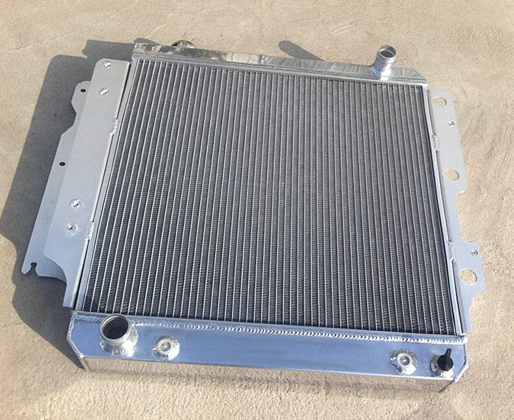 3 Rows Aluminum Radiator + Fan for 1987-2006 Jeep Wrangler YJ/TJ 2.4L 2.5L 4.0L 4.2L