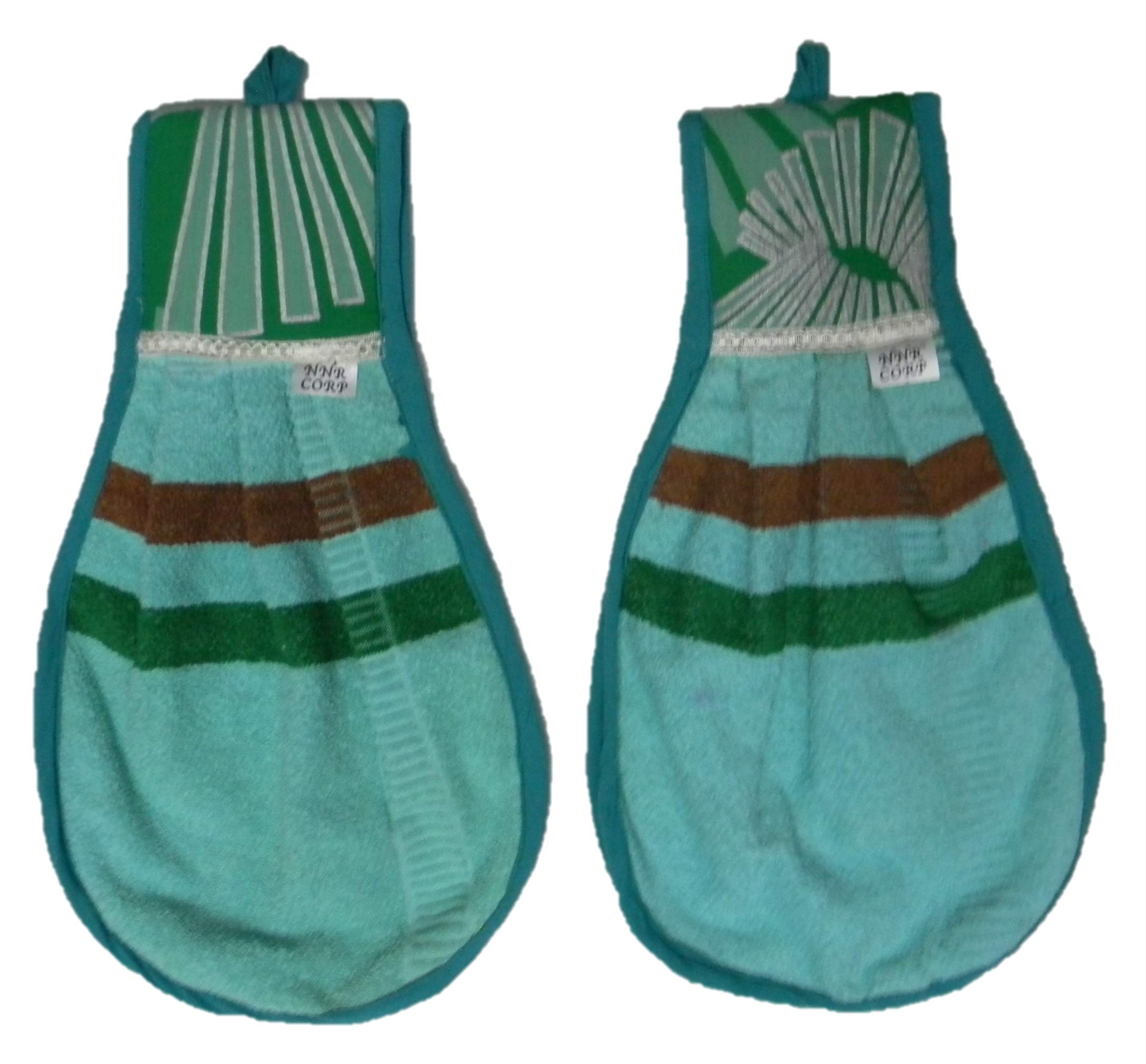 NNR Kitchen Hanging Towels,Set of 2 Pcs_Super Absorbant, Double Sided