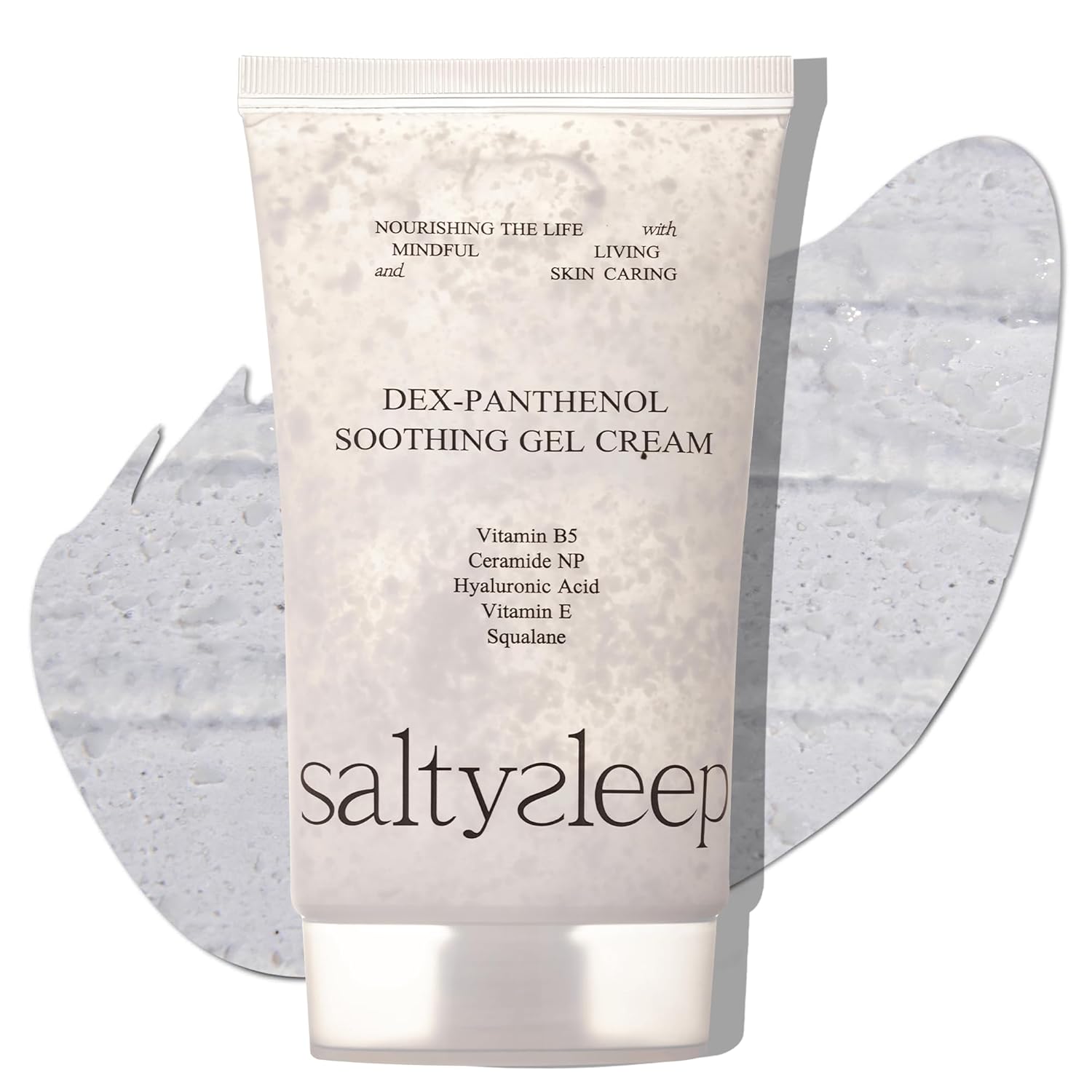 Soothing Gel Cream - Hydrating Face Moisturizer, Dex-Panthenol, Hyaluronic Acid, Ceramide, Squalane, Vitmains, Korean Skincare for All Skin Types, Elasticity Glass Glow Formula, 3.38 fl oz