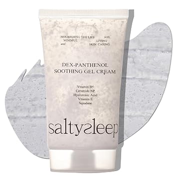 Soothing Gel Cream - Hydrating Face Moisturizer, Dex-Panthenol, Hyaluronic Acid, Ceramide, Squalane, Vitmains, Korean Skincare for All Skin Types, Elasticity Glass Glow Formula, 3.38 fl oz