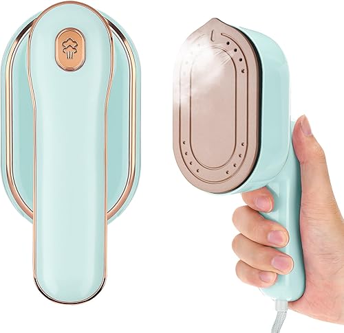 Biupky - Mini plancha de vapor para ropa, vaporizador portátil para ropa, plancha de viaje, micro plancha de vapor, mini vaporizador de mano,