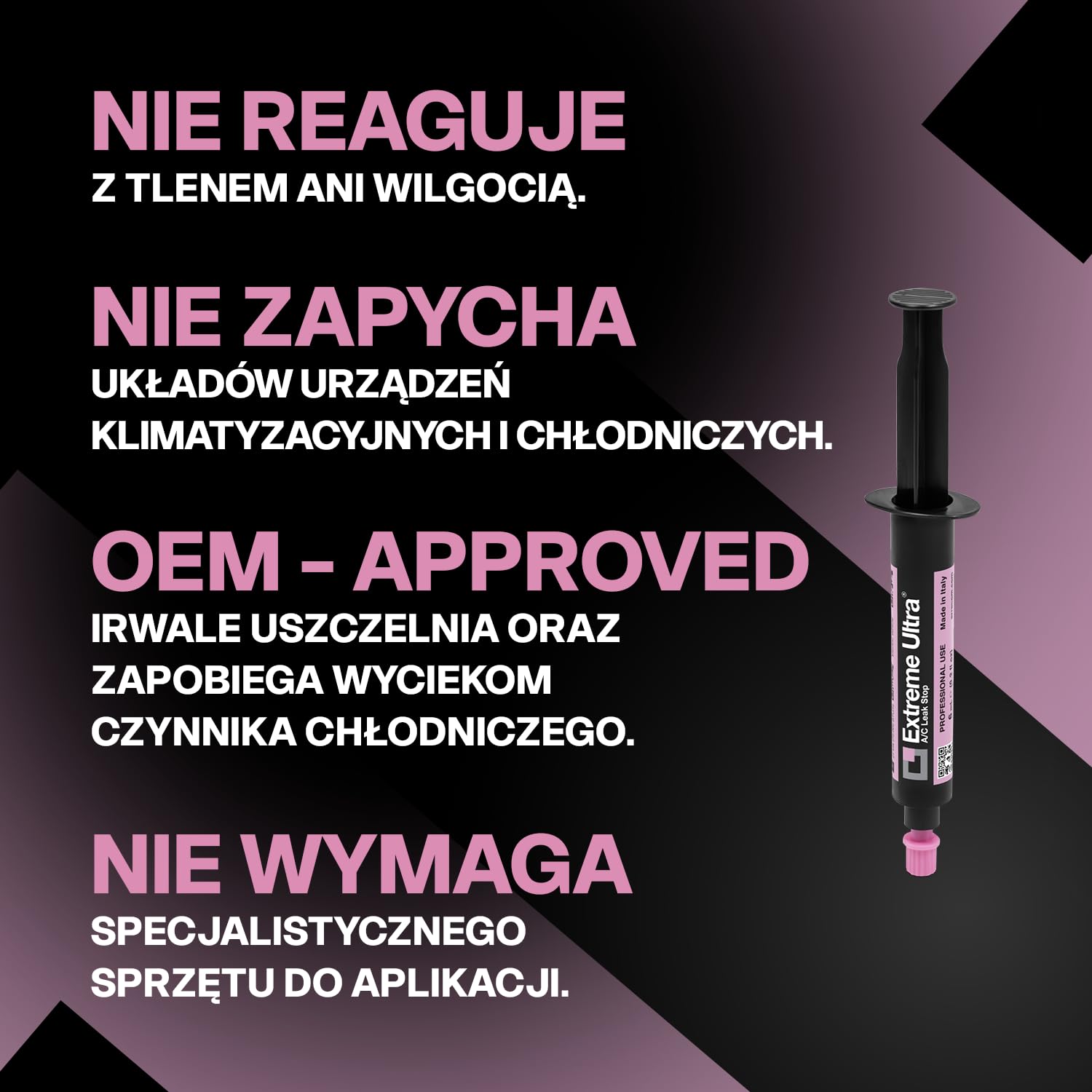 Errecom Extreme Ultra - 6 x 6 ml, Uszczelniacz do Urządzeń Klimatyzacyjnych oraz Chłodniczych, także w Klimatyzacji Samochodowej (w zestawie brak adapterów)
