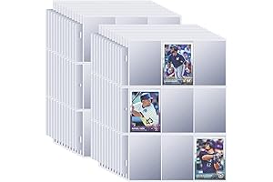 1800 Pockets Football Card Sleeves 3 Ring Binder Sheets