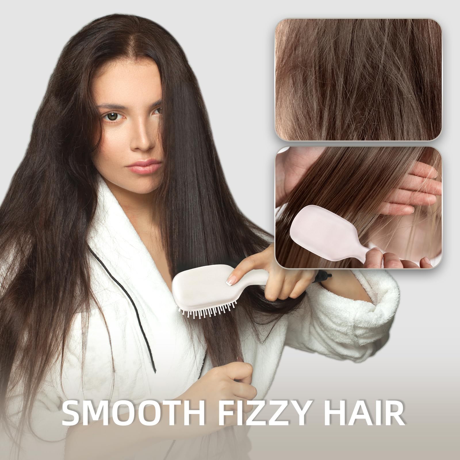 Mini brosse à cheveux pour femmes, hommes et enfants, brosse à cheveux portable de voyage pour poches, sacs à main, mini brosse démêlante pour tous les types de cheveux, petite brosse à