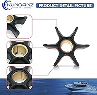 Vista 9 de 5001593 435821 395864 18-3059 Impulsor de bomba de agua para Johnson Evinrude OMC fuera de borda 65 80 85 88 90 100 105 110 112 115 120 125 130 55.1