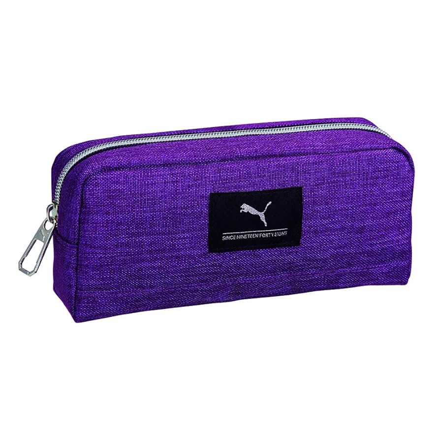 ぺんいれ Amazon | クツワ プーマ ペンケース ヘザーカラー パープル